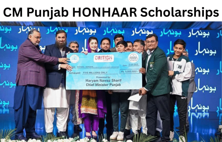 CM Punjab HONHAAR Scholarships